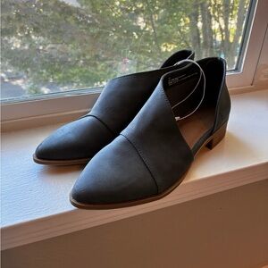 Ankle Open Boot Size 7.5 Dark Gray NWT